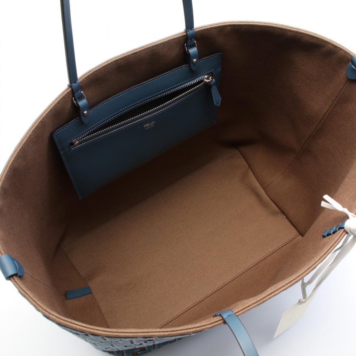 【FENDI】ROLL LARGE BAG◆8BH425ASU1 FENDI LARGE ROLL Tote Bag 8BH425AT14F1NQ0 leather Jacquard