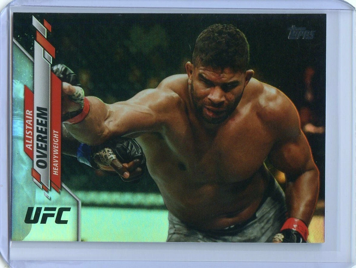 Carte Topps UFC 2020 Alistair Overeem Black /69 - Non Classée (Near Mint)