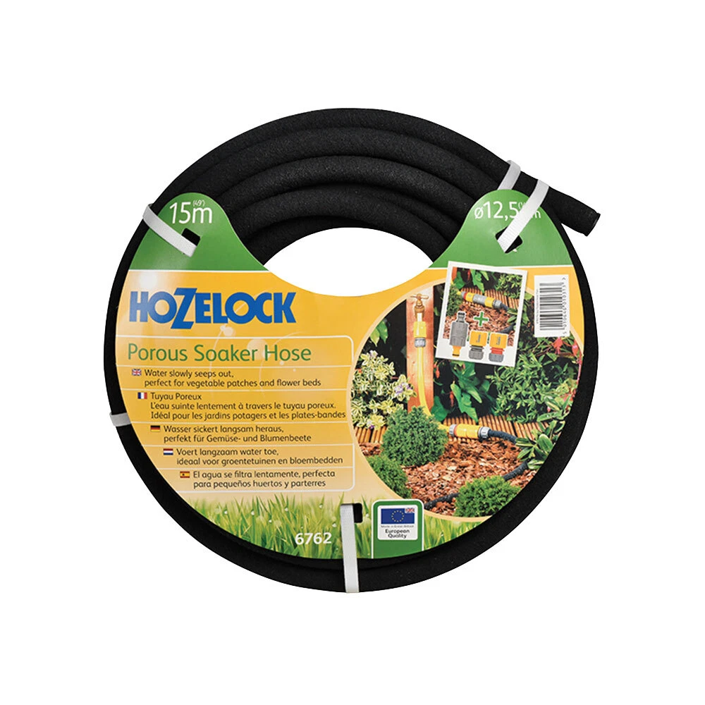 Tubo Irrigazione Acqua Giardino Rinforzato 1/2, Retinato 4 Strati 15mt O 25mt