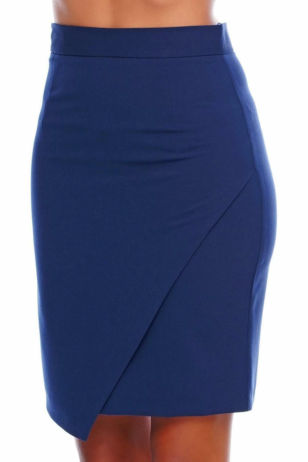 Elegant Fashion Skirt With Curly Bottom Blue Fashionable NEW