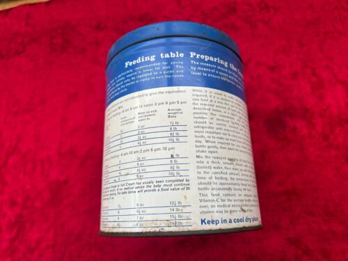 Vintage Cow and Gate formula baby milk tin. 1950s - Picture 3 of 5