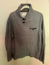Billy Reid Gray 2 button collar sweater - Size Large - Excellent Cond