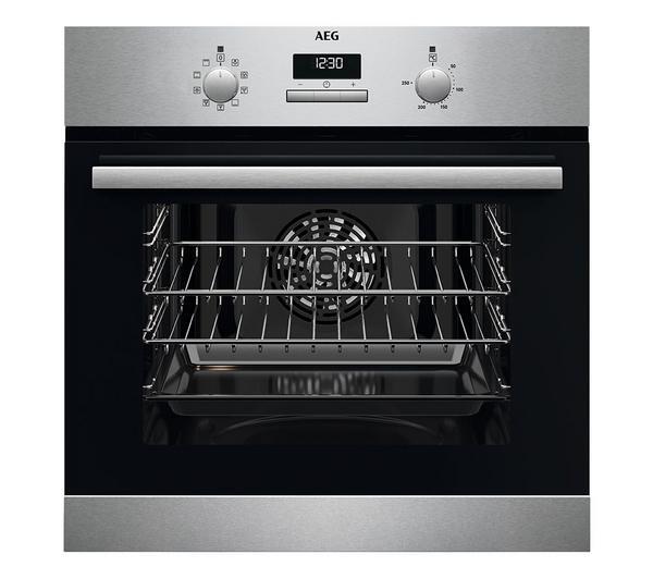 AEG 6000 Series Electric Single Oven - Stainless Steel BSX23101XM COLLECTION