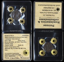 #04965] REGNO ITALIA - VITTORIO EMANUELE III - 1 CENTESIMO 1908 ITALIA SU PRORA