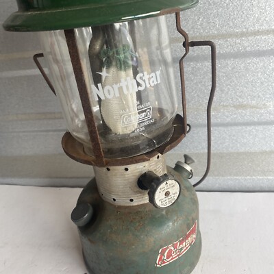 Coleman Lantern model 220F 6/1972 cracked globe see pictures | eBay