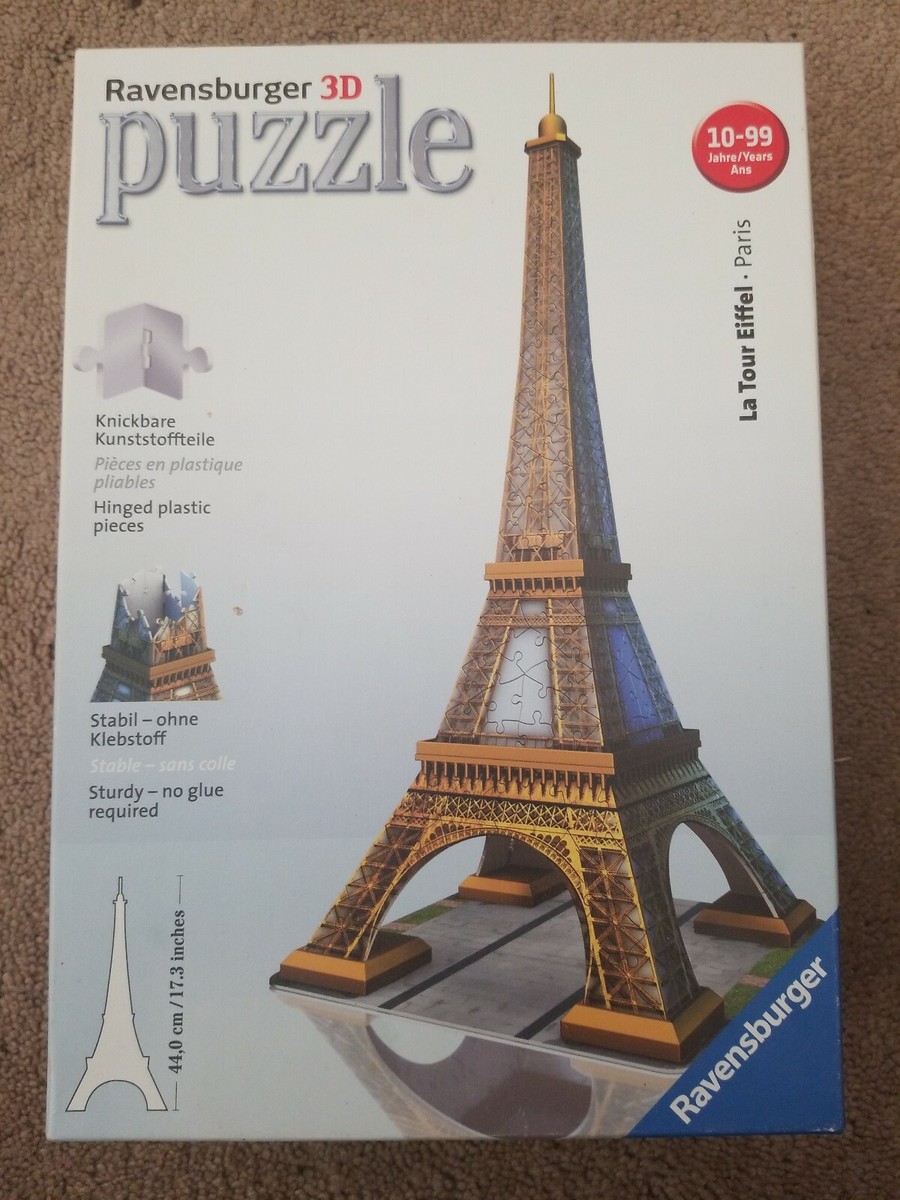 Ravensburger 3D Puzzle La Tour Eiffel Tower Paris # 125562 | eBay