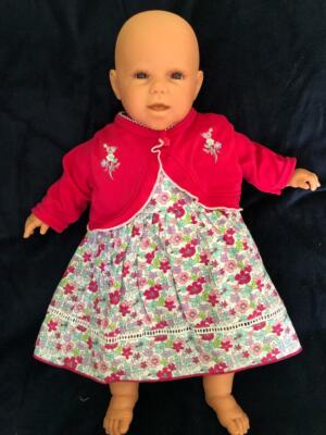 Cutey Couture Sommerkleid/Höschen & Bolero Gr. 56 68   Multi / Rot  England