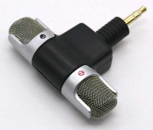 3.5MM plug ECM-DS70P Electret Condenser Wireless Stereo Microphone for Sony MD - Picture 1 of 3