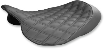 SADDLEMEN - Renegade Solo Seat Black Lattice FLH | 808-07B-002LS