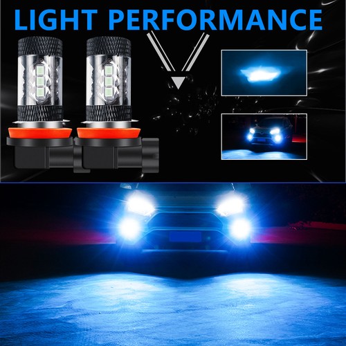 For Toyota Sienna 2011-2018 - 6PC 8000K Combo LED Headlight + Fog Light Bulbs - Picture 11 of 14