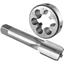 1"-14 UNF Tap and Die Set Right Hand, 1" x 14 UNF Thread Tap and Round Die