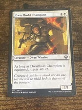 Dwarfhold Champion (014) Adventures in the Forgotten Realms MTG Magic L10514*