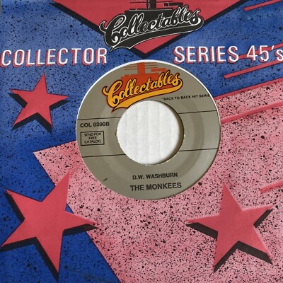Monkees 45 D W Washburn / Its Nice to be With You NEW reissue unplayed pop