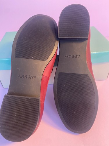 Sale!!!Women's "Array" Burgundy Color Leather penny Loafers New in Box Size 6 W - Picture 5 of 5