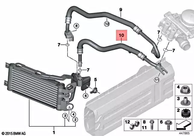 Tubo de retorno del enfriador de aceite del motor original BMW E84 E90 E91 E92 335i OEM 17227567208 | ebay 335i oil Tubo de retorno del enfriador de aceite del motor original BMW E84 E90 E91 E92 335i OEM 17227567208 | ebay