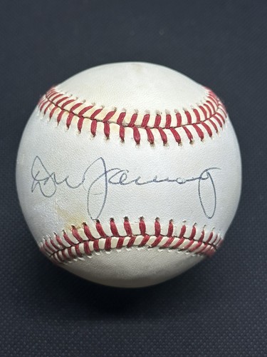 Don January Signed Baseball PGA Tour Golfer Golf Winner JSA LOA PGA Champ