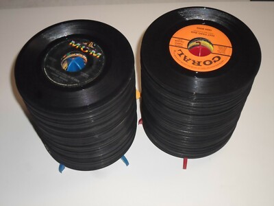 You Pick: $1 Each Rock 1960s 45 rpm 7'' Vinyl Records JukeBox Vintage GD VG VG+
