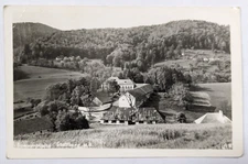 Sommerfrische Scenic Pastoral View Stollberg Germany Vintage RPPC Postcard I1