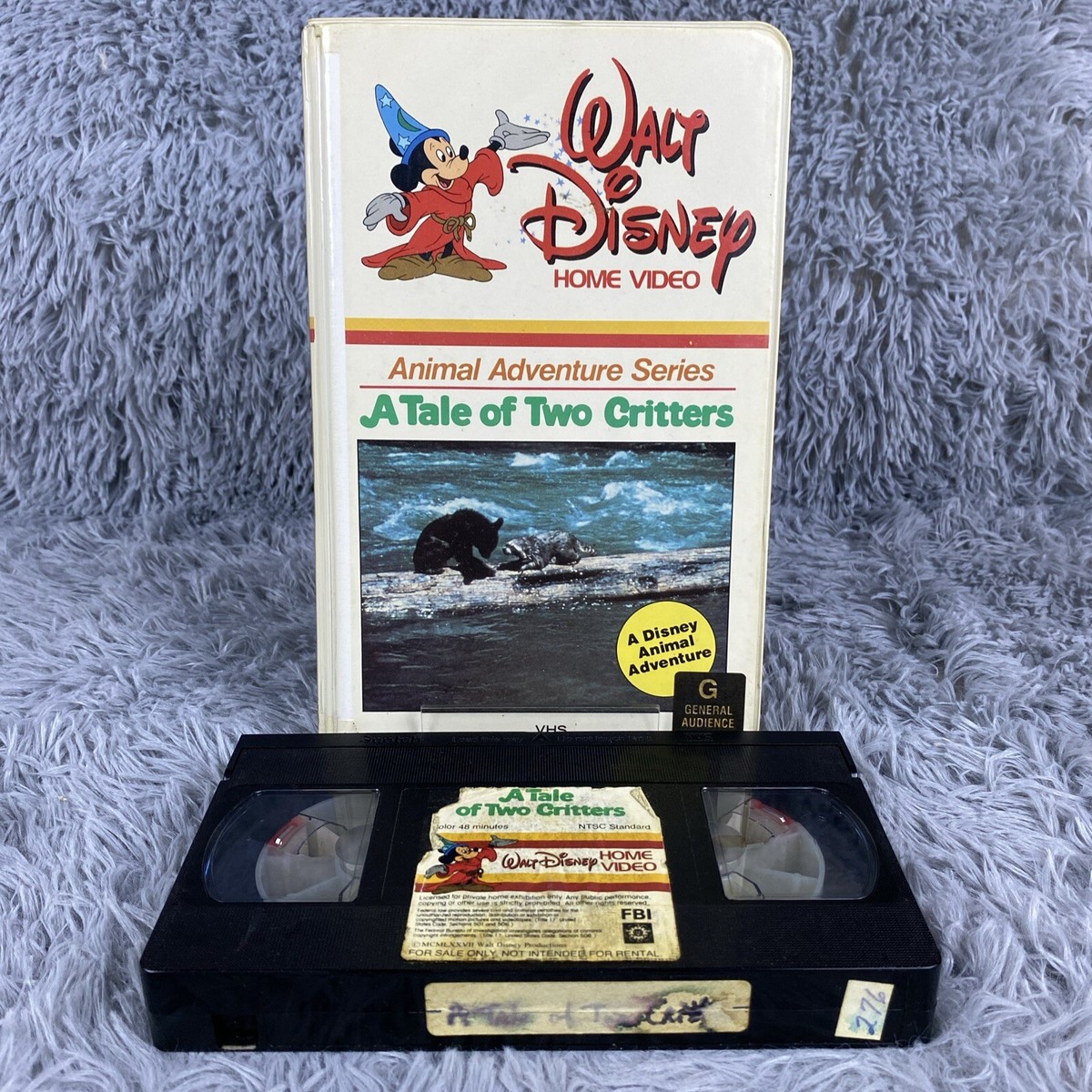 A Tale Of Two Critters Animal Adventure Series VHS Tape Walt