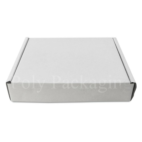 WHITE Posting Boxes 250x210x50mm(10x8x2")Gift Box Post/Delivery for Postal Mail - Picture 6 of 6