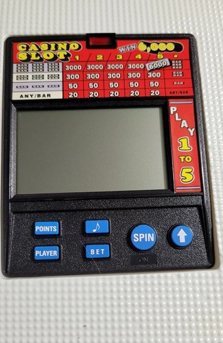 - ♡♤◇♧ -CASINO SLOT HANDHELD POCKET GAME MODEL 1470 IN ORIGINAL BOX -HAVE FUN!- - 第 4/5 張圖片