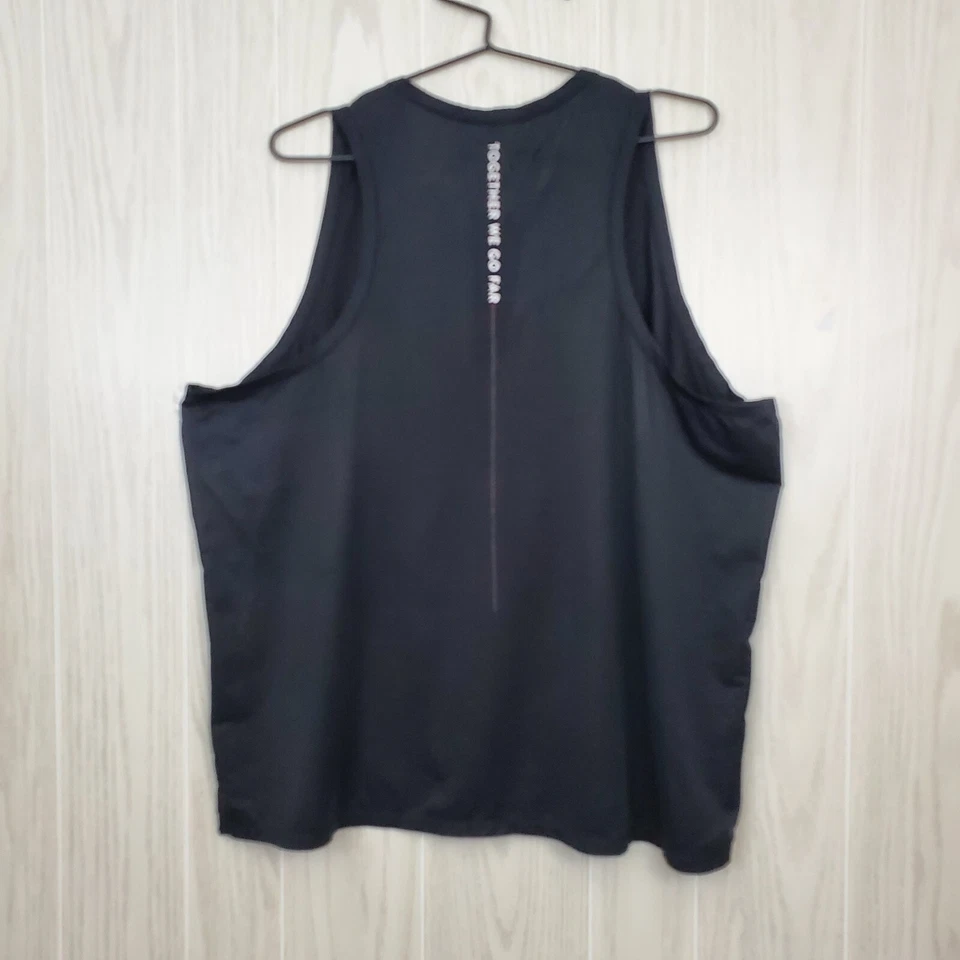 Peloton Women's Plus Size 2X Black Purple White Peloton Logo Activewear Tank Top - Image 2 of 3