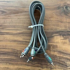 6 ½ ft Component Video Cable 3 RCA Red Green Blue RGB Coaxial HDTV DVD VCR COAX