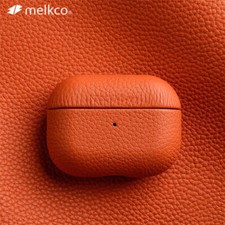 Original Melkco Genuine Leather Case fr Apple AirPods 3 2 Pro Classic Full Cover