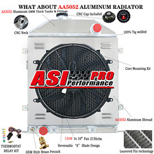 4 Rows Radiatorshroud Fan Fit 1942-1948 Ford Deluxe Coupe Super Ford V8 Engine 4 Rows Radiatorshroud Fan Fit 1942-1948 Ford Deluxe Coupe Super Ford V8 Engine