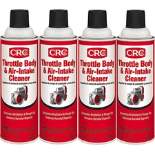 CRC 05078 Genuine Throttle Body Air Intake Engine Cleaner  12oz. Pack of 4