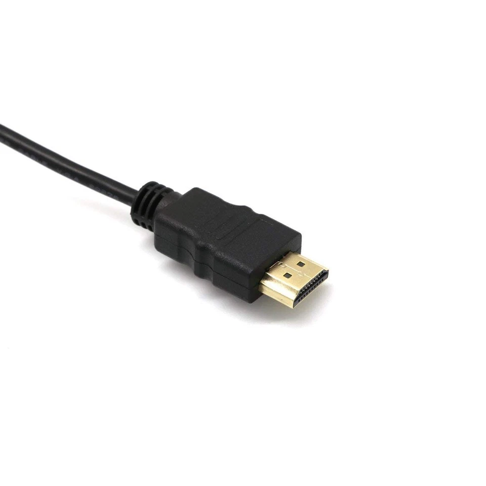 1M HDMI to VGA Cable HDMI Male VGA D-Sub Male AV Video Converter Adapter Lead - Bild 4 von 4