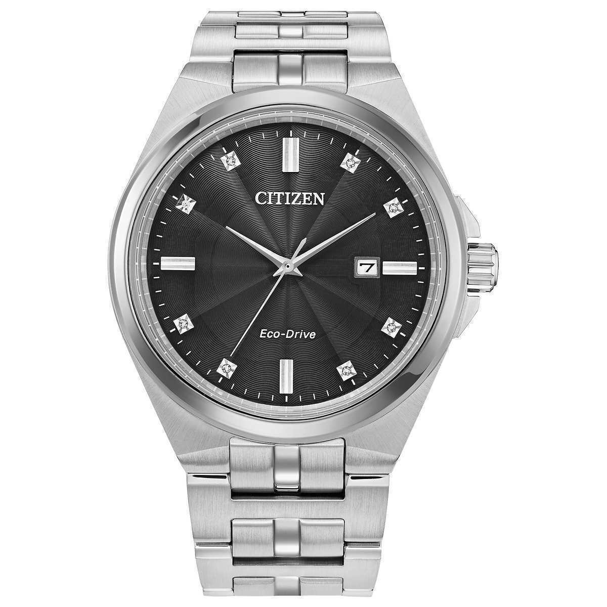 CITIZEN BM7510-57H Corso Diamond Sapphire Stainless St. Silver