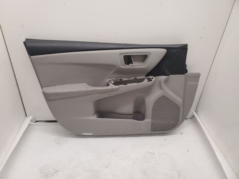 Toyota Camry LE, 4 Door Front Left Door Trim Panel, 16-17, Gray