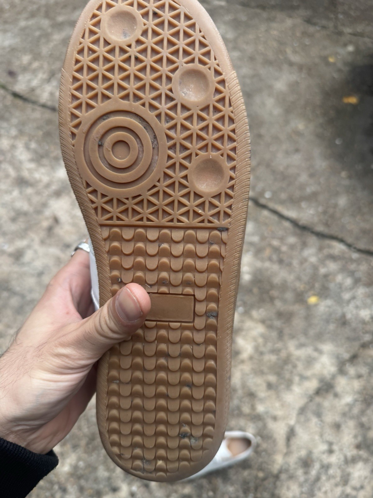 Beckett Simonon Morgan GAT Trainers Size 11 White Leather Gum Soles