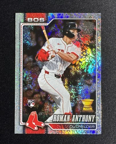 2026 Topps Series 1 Roman Anthony #189 Holo Foil RC Rookie Red Sox Gold Cup
