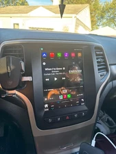 For 2014-2017 Grand Cherokee Radio Carplay BT WiFi w/Cam IPS Touchscreen FM RDS