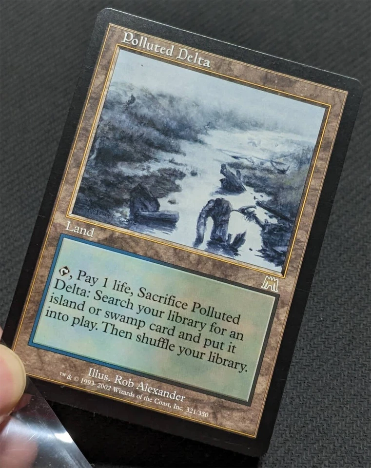 MTG Polluted Delta English Onslaught Card Mint Used - Image 3 of 4