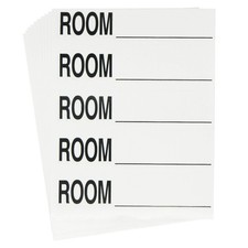 Color Coded Home Moving Box Labels Room Blank White