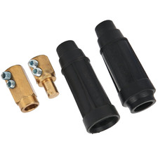 1 Set Welding Cable Connector, 250A Dinse35 Quick Disconnects, Welder Wire Exte