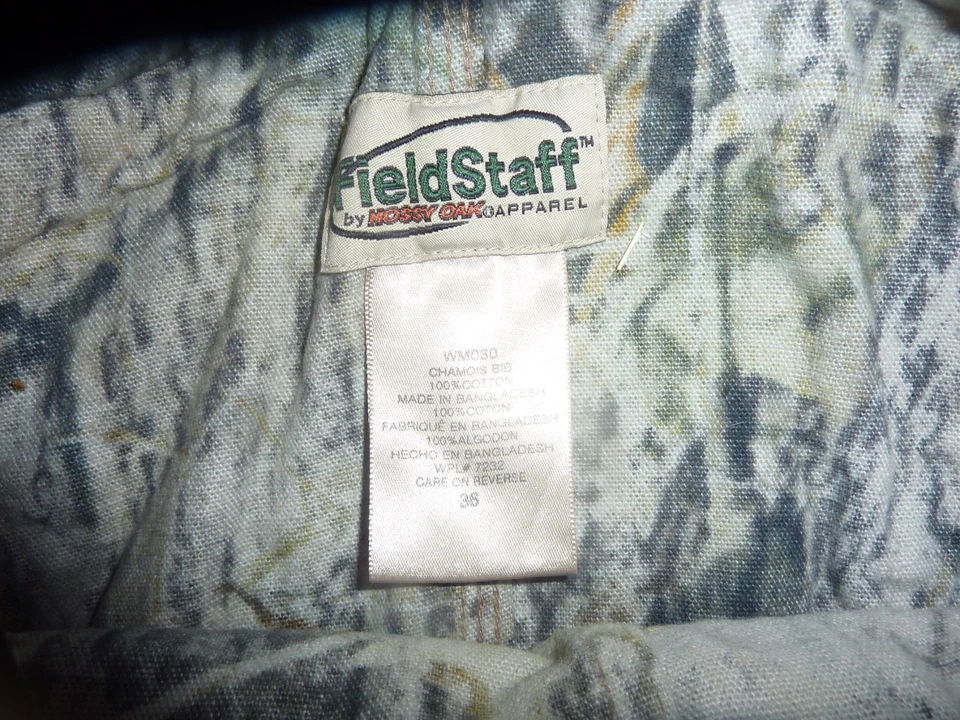 Mono con tirantes Fieldstaff by Mossy Oak Apparel para hombre camuflaje talla 36 C-24 Foto 4 de 4