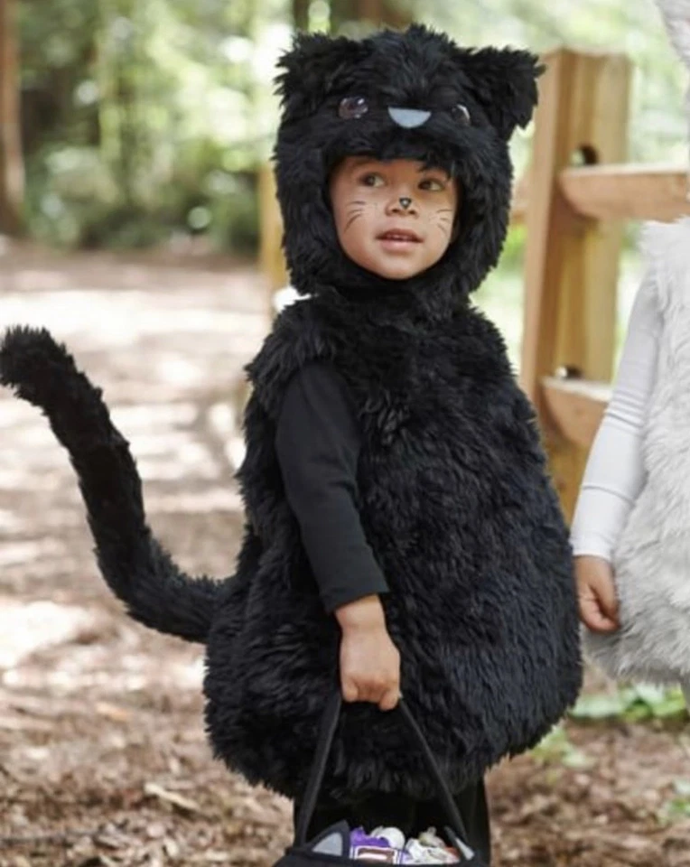Disfraz de Halloween Pottery Barn para niños gato negro (talla 4-6) - ¡Excelente estado! Foto 2 de 2