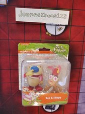 Nickelodeon Mini Figures 2 Pack! Ren And Stimpy ! by Just Play NIB! Collectable!