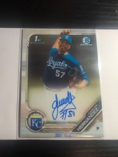2019 1st Bowman Chrome Carlos Hernandez Auto CPA-CH KC Royals Autograph (JB)