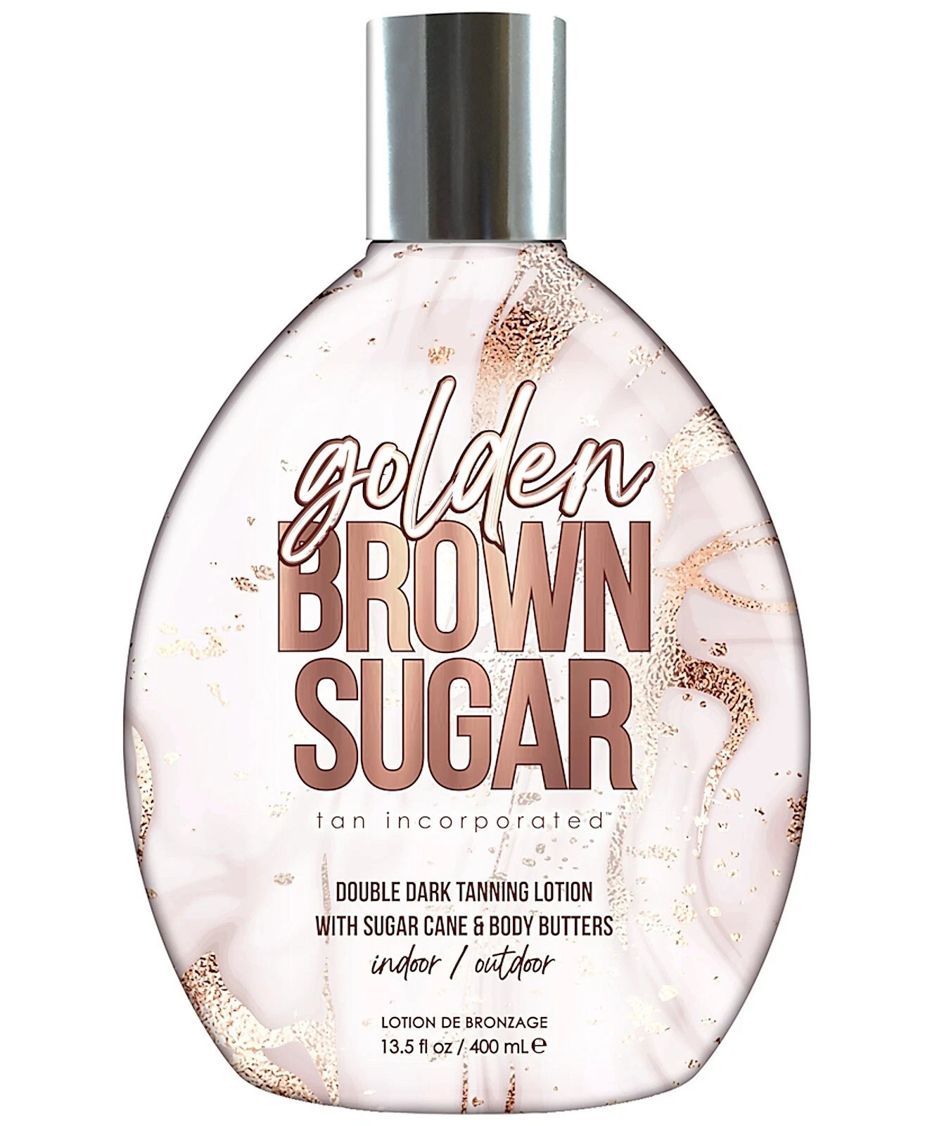 Tan Inc Golden Brown Sugar Double Dark Tanning Accelerator Lotion + FREE GOGGLES