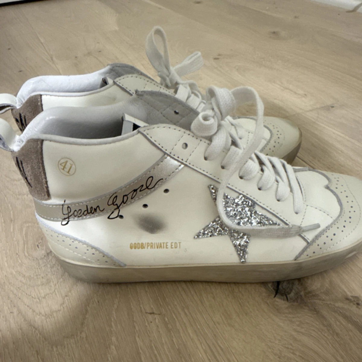 Golden Goose Mid Star Silver for sale | eBay