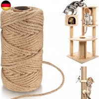 Natur Juteschnur Kordel, 6Mm X 50M Juteseil, Sisalseil FüR Kratzbaum,