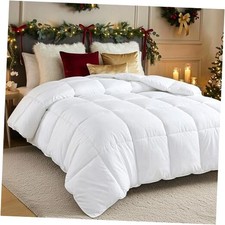 Comforters King Size, All Season Duvet Insert, Down King Pack of 1 White
