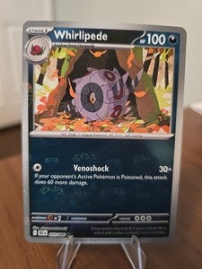 Pokemon TCG Whirlipede Black Bolt 055/086 Masterball Reverse Holo