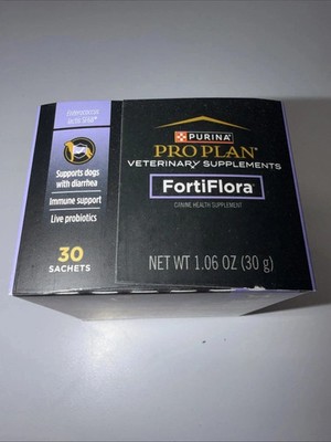 Purina FortiFlora Pro Plan Dog Probiotic Supplement 30 Sachets