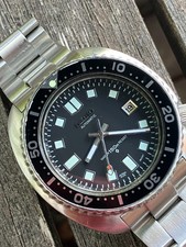vintage seiko turtle 6309-7049 modded with a Willard dial and Strapcode bracelet